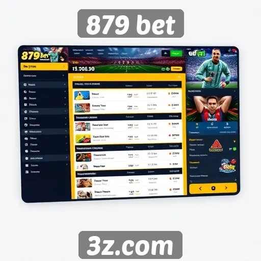 Experiência do usuário na interface da 879 bet